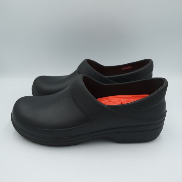 CROCS Shoes - Crocs Neria Pro II Womens Clogs Black LiteRide Slip Resistant Shoes 10